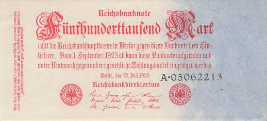 500000 Mark 1923